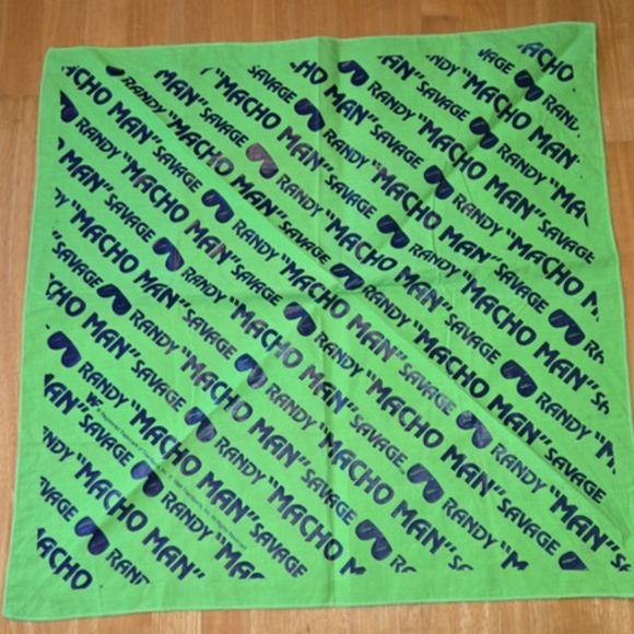 1991 WWF Macho Man Party Bandana By Titan Sports WWE